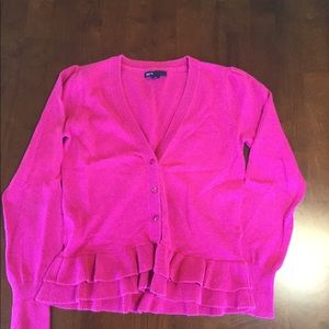 Gap Kids pink ruffle sweater